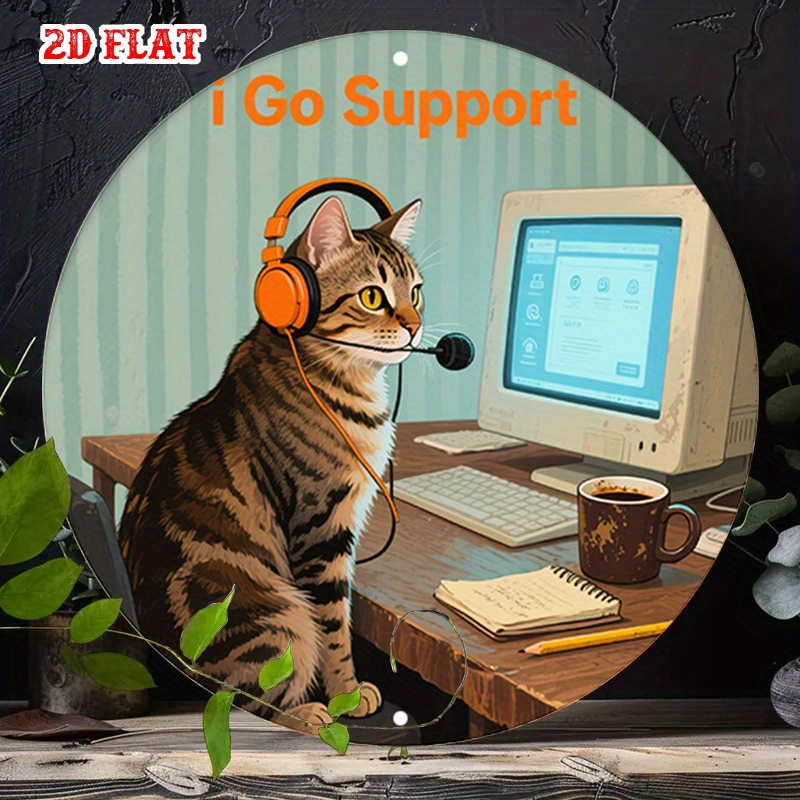 Tech For Office - CIFBUY 2D Flat Funny Tech Support