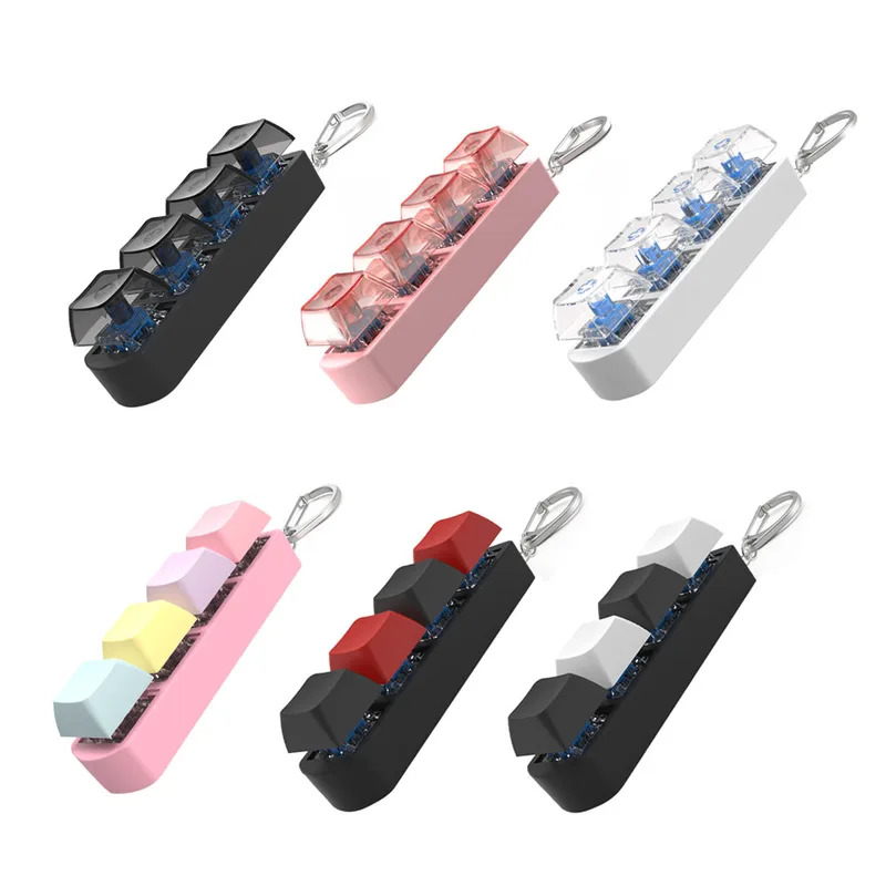 Tech For Office - 4Keys Finger Button Anti-stress Toys Mechanical