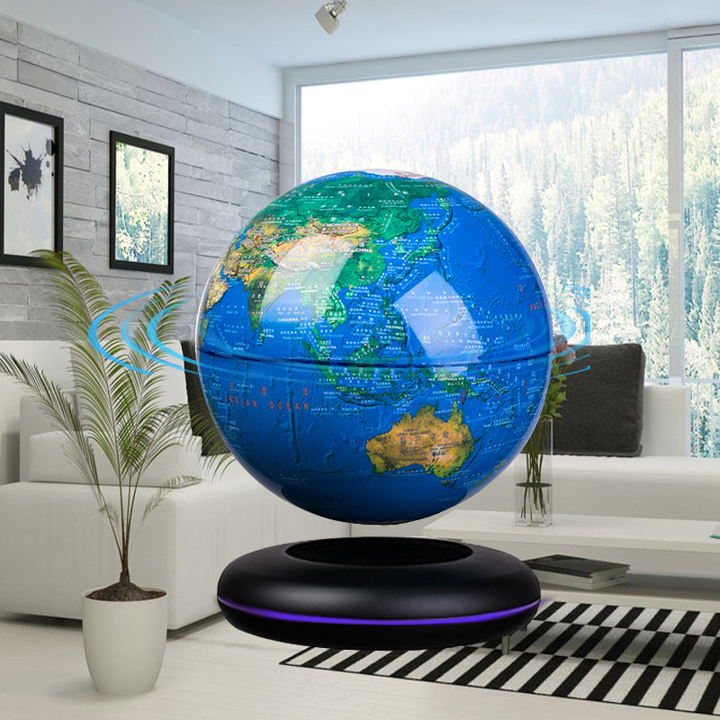 Tech For Office - Magnetic Levitation Globe 8 Inch Floating