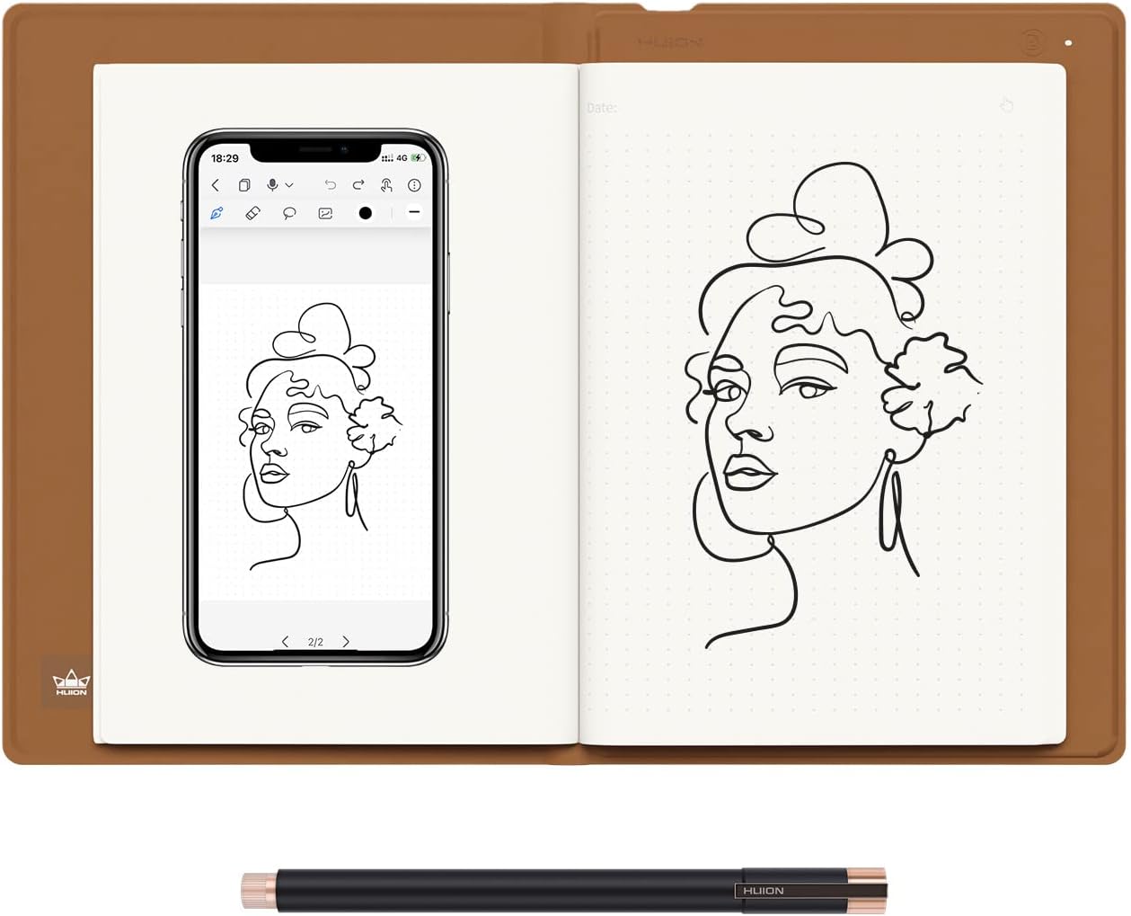 huion note 2 em 1 digital hand - Digital Signature Pad 评论和价格