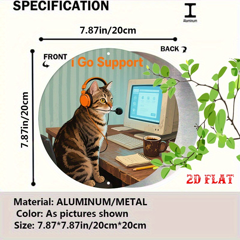 CIFBUY 2D Flat Funny Tech Supp - Tech For Office 评论和价格