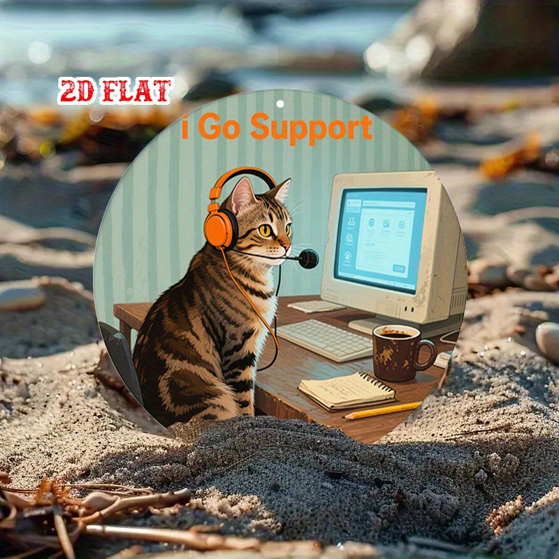 CIFBUY 2D Flat Funny Tech Supp - Tech For Office 评论和价格