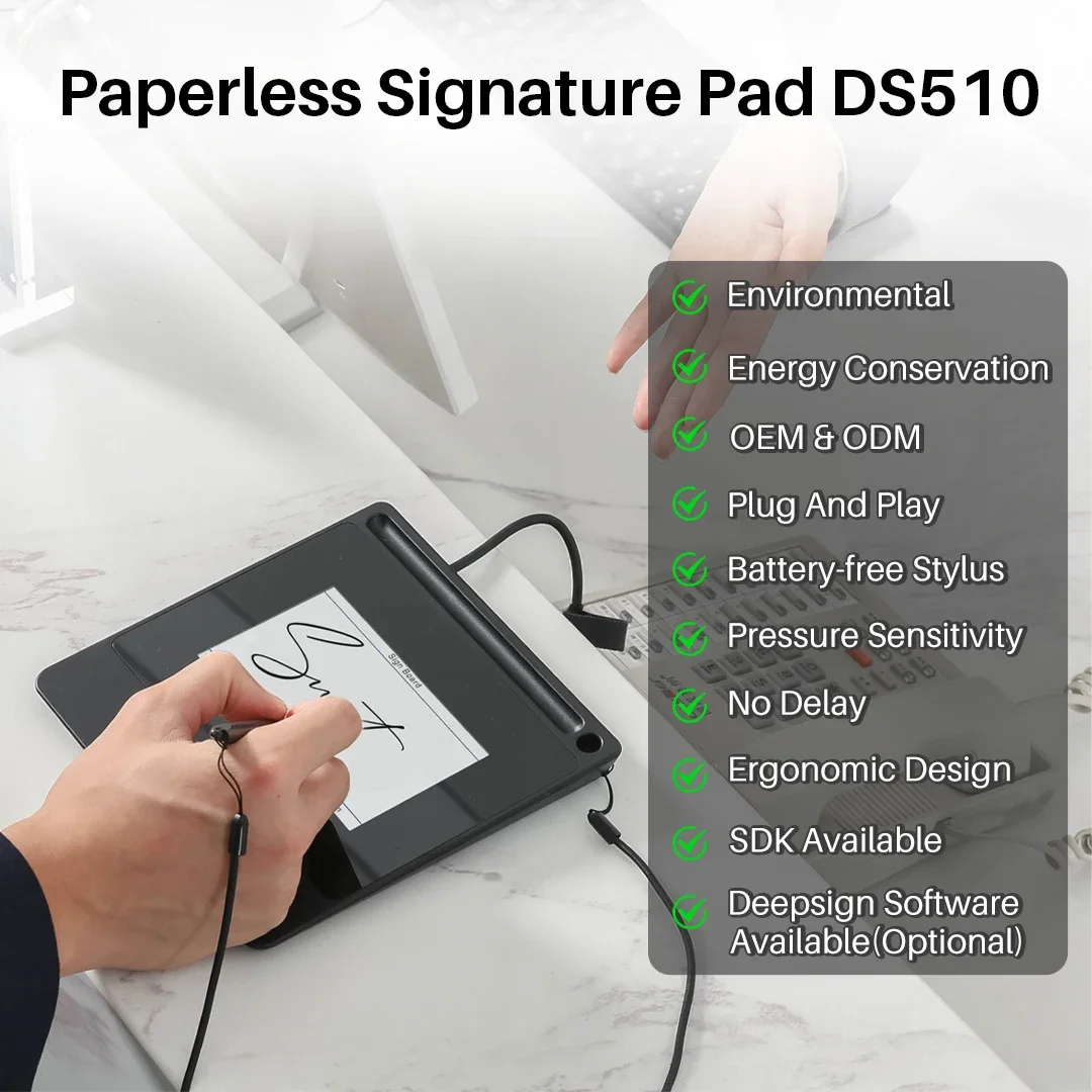 DS510 5 inch electronic digita - Digital Signature Pad 评论和价格