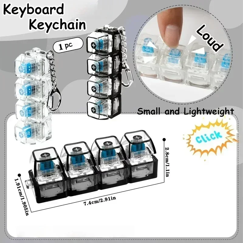1pcs LED Keyboard Keycap Stres - Tech For Office 评论和价格