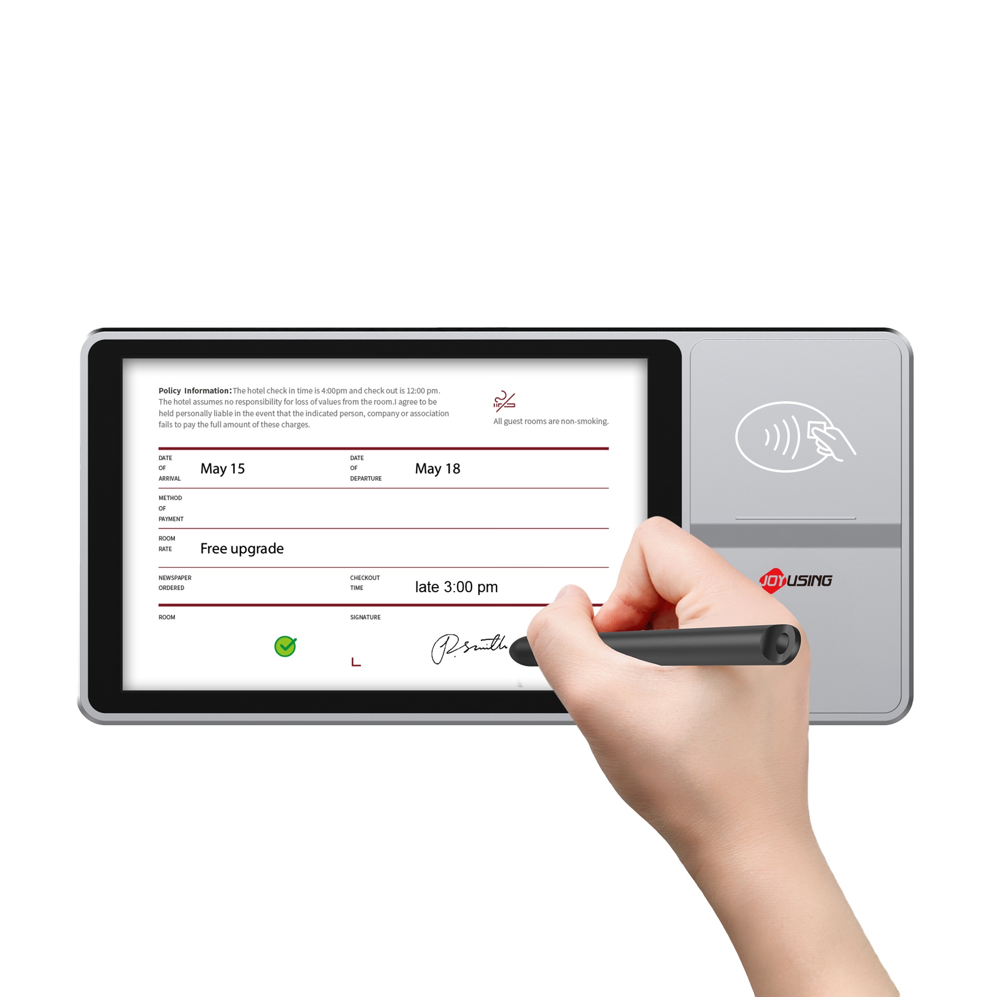 NFC Fingerprint & Camera Docum - Digital Signature Pad 评论和价格