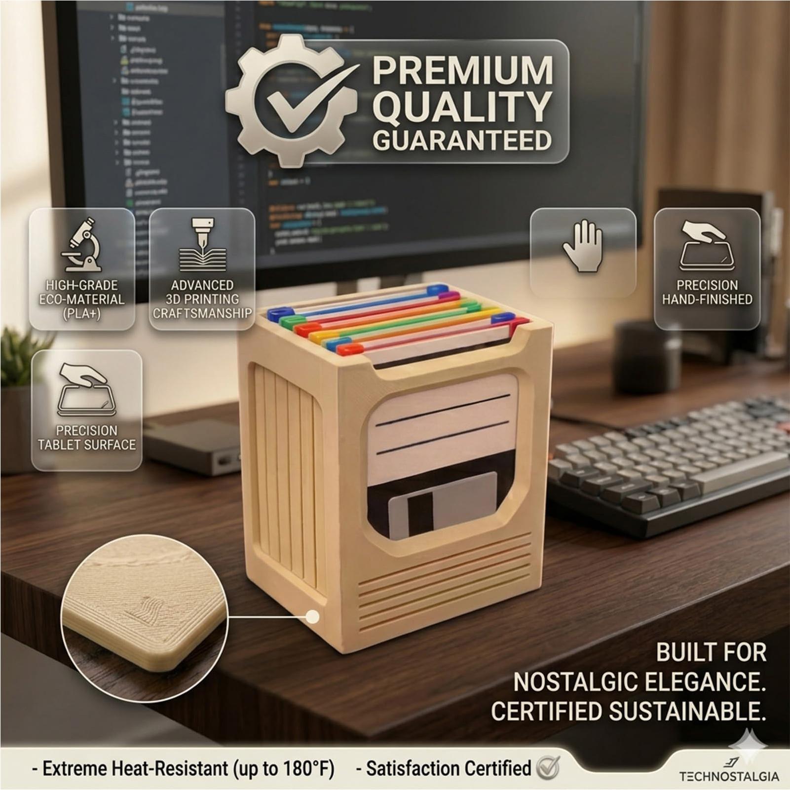 Retro Tech Coaster Holder Set  - Tech For Office 评论和价格