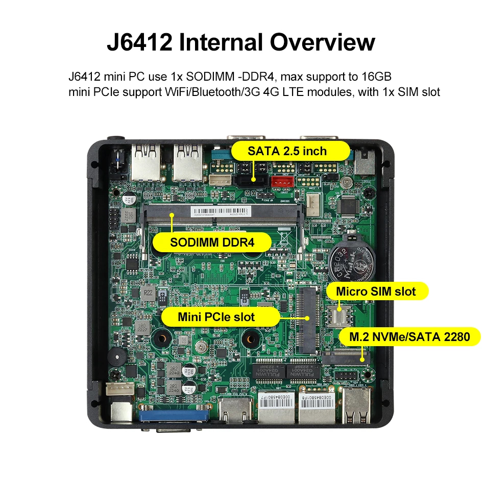 XCY Mini PC Intel Celeron J641 - Thin Client Mini Pc 评论和价格