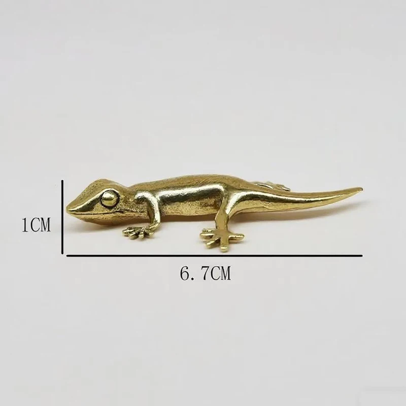 Handmade Bronze Retro Gecko Li - Tech For Office 评论和价格