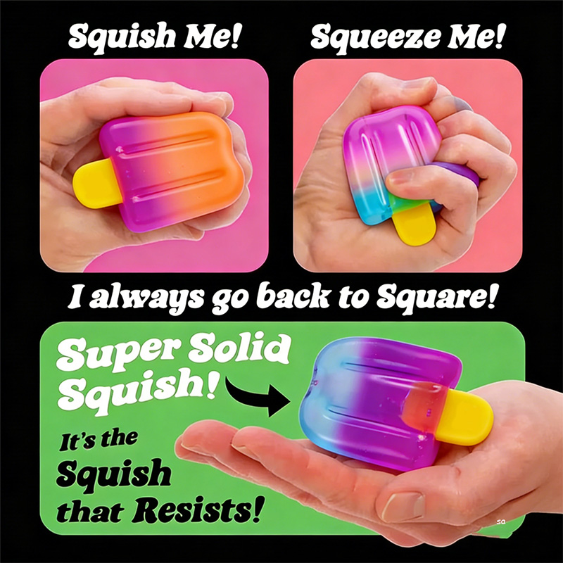 1/3pcs Ice Cream Squishy Squee - Tech For Office 评论和价格